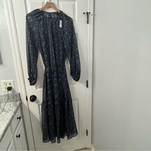 NWT Banana Republic long sleeve floral dress size 8T